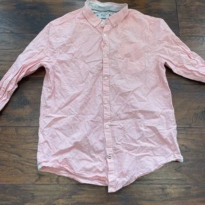 Salmon checker dress shirt